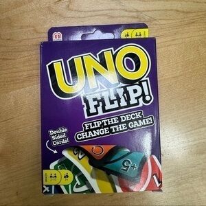 Mattel UNO Flip! Card Game -l#1 In Family Fun